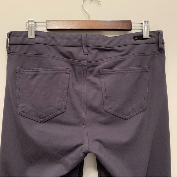 KUT from the Kloth Mia Toothpick Skinny Stretch Ankle Pants, Dark Grey Size 10 - Picture 5 of 13